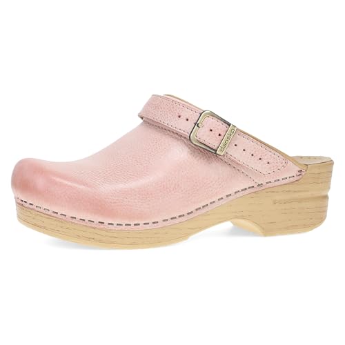 Image of Dansko Ingrid Sling Back Mule Clog for Women - Anti-Fatigue Rocker Bottom Promotes Forward Foot Motion - Premium Leather Uppers for Long-Lasting Wear