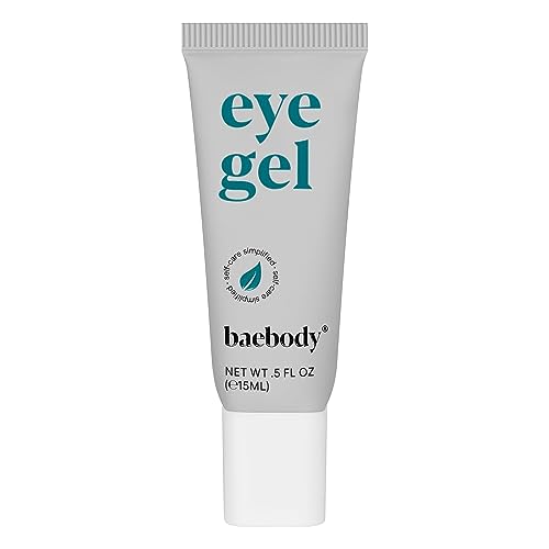 Baebody Critically Acclaimed Eye Gel - Advanced Cooling Under Eye Cream For Dark Circles and Puffiness - Anti Aging and Hydrating - Beauty Gifts for Women, Travel Size (15 ml/0.5 fl oz)