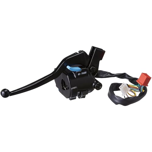 Uno Minda SW-0251C-M01 Handle Bar Switch (Left Hand Side) With Kick Start- 9 Pin Red & 3 Pin White Coupler For TVS Star City/Star Sport/Star Deluxe