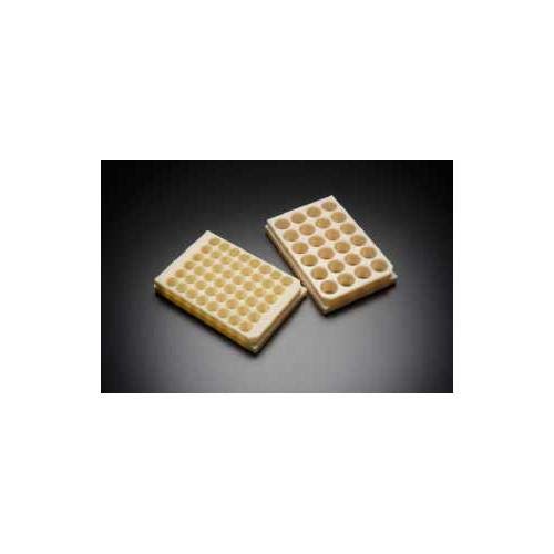 J.G. Finneran Associates 9924-670, 24 placas base de ABS de fondo plano (paquete de 4 unidades)