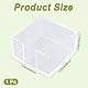 GORGECRAFT Haftnotizhalter Aus Acryl 8.2 x 8.2cm Kristallklar Selbstklebender Notizblockhalter Organizer Klebriger Würfel Notizblockspender Etui Für Schlafsaal Büro Schule Zuhause Schreibtisch Lehrer