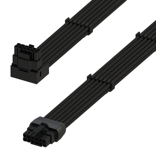 LINKUP - AVA Right Angle 600W PCIE 5.0 16Pin (12+4) High Current Power Cable | `A͂񂾕tAX[u^Cv16AWG | RTX5000ERTX4000ERTX3000 F