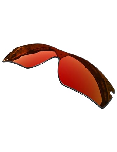 Image of OOWLIT Replacement Lenses Compatible with Oakley Radar Path /Radar Path Asian Fit (AF) Sunglass Fire Non-polarized