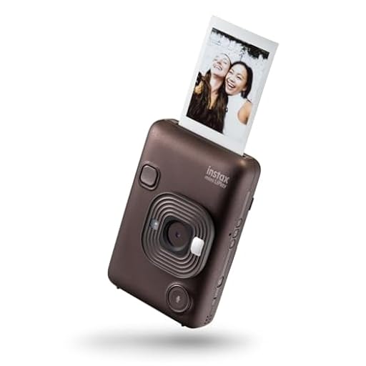 instax - Mini LiPlay, cámara instantánea híbrida. Cámara e Impresora para Smartphones. Color Deep Bronze | Ya disponible en tu tienda friki favorita! En mundofriki.es!