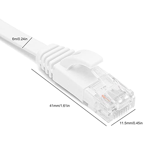Cable Ethernet Cat 6 de 25m con conector RJ45 miniatura 4