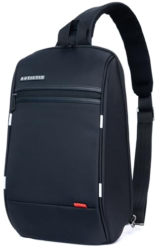Artistix Store Artistix Axile Sling Bag for Men, Black - Image 2