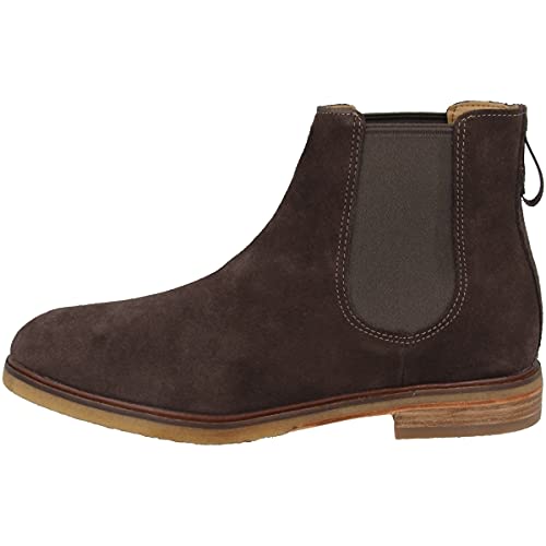 Clarks Herren Clarkdale Gobi Chelsea Boots, Dark Brown Suede