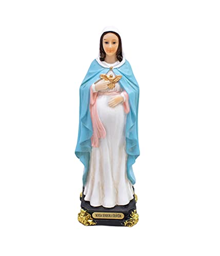 Minas de Presentes - Nossa Senhora Grávida 15.5cm - Enfeite Resina