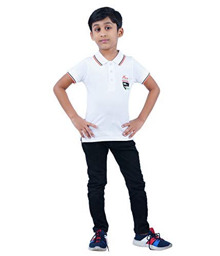 Image of CHECKERSBAY Boys Cotton Polo T-Shirt