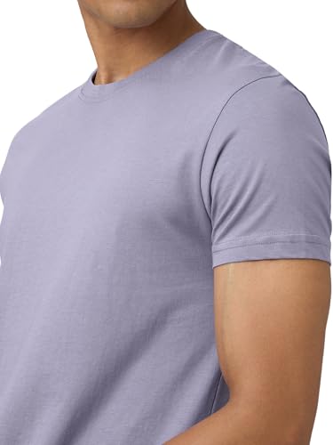 XYXX Cotton Round Neck Regular Fit Solid Tshirt for Men