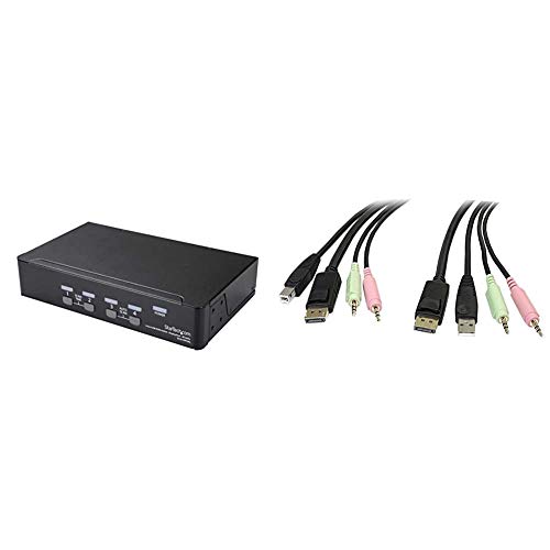 Image of StarTech.com 4-Port DisplayPort KVM Switch & 4 in 1 DisplayPort KVM Switch Cable