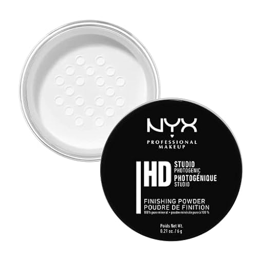 NYX Professional Makeup Polvos fijadores Studio Finishing Powder, Polvos sueltos, Acabado mate, Absorbe brillos, Fórmula vegana, Tono: Translucent | Ya disponible en tu tienda friki favorita! En mundofriki.es!