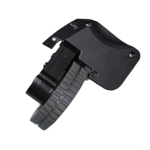 Left Drive Wheel for R550 R500+ R600 R650 R750 D400 Robot Vacuum Cleaner, Plastic Replacement Part for Smooth Navigation and Quiet Operation, Black