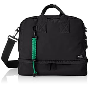 [アネロ] 2WAY ボストンバッグ 撥水 2層収納 WOVEN ATT0763