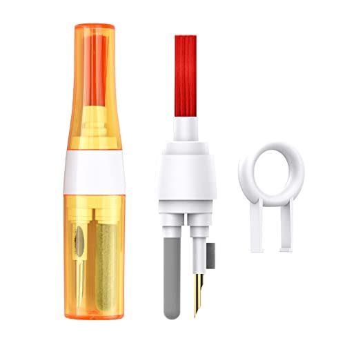 Kit de limpieza para Airpods 5 en 1, bolígrafo de limpieza multifuncional con Bluetooth, limpiador de auriculares para Bluetooth Earbuds Clean, caja de carga, teclado Cover