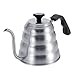 Jadeshay Tetera para café - Tetera para café con termómetro Incorporado - Tetera para Goteo de Acero Inoxidable con Cuello de Cisne(1.2L)