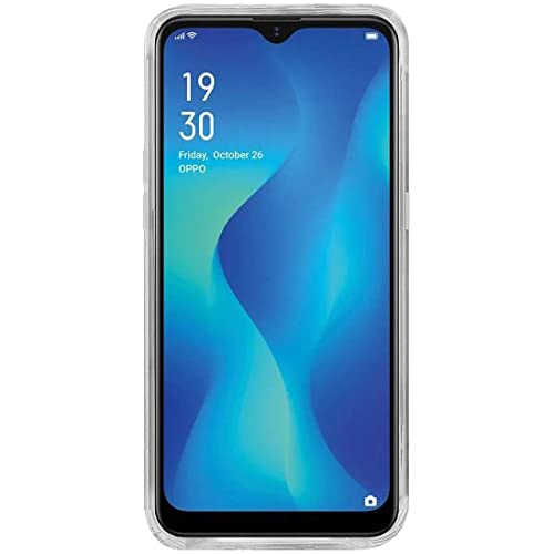 Image of COVERBLACK Rubber Silicone Back Cover for Realme C2 - Transparent