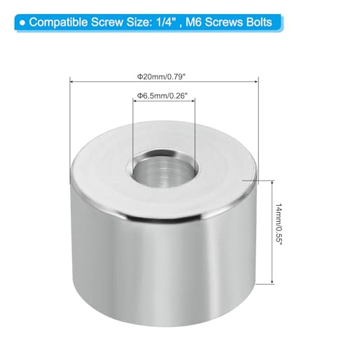 PATIKIL M6 Aluminum Spacers - Image 2