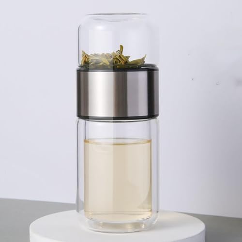 Bouteille d'infuseur de thé en verre double couche Infusifie nomade