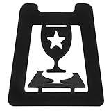 BUGUUYO Metall Medaillenständer Schwarz Stabiles Tisch Display mit Elegantem Design Einfacher Aufbewahrung und Präsentation von Medaillen und Abzeichen für Zuhause Büro und Kinderzimmer