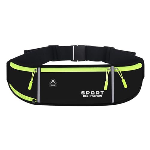 Siliget Running Belt, Lightweight Running Waistpacks with Bottle Holder, Adjustable Running Belt with Elastic Strap Phone Pouch for Running and Outdoor Activities - Black Siliget Running Belt, Lightweight Running Waistpacks with Bottle Holder, Adjustable Running Belt with Elastic Strap Phone Pouch for Running and Outdoor Activities - Black