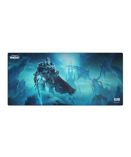 World of Warcraft Lich King Gaming Mousepad, Computer Mouse Mat, Flat Stitched Edge, Non-Slip Rubber...