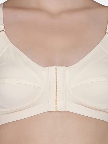 Image of ELEG & STILANCE Women Maternity Nursing Bra Cotton Non Padded Front Open Feeding Bra Adjustable Strap Innerwear