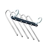 Zerodeko シー多機能ハンガー パンツ収納オーガナイザー スラックス用 衣類整理 滑りにくい ステンレス製 クローゼット収納