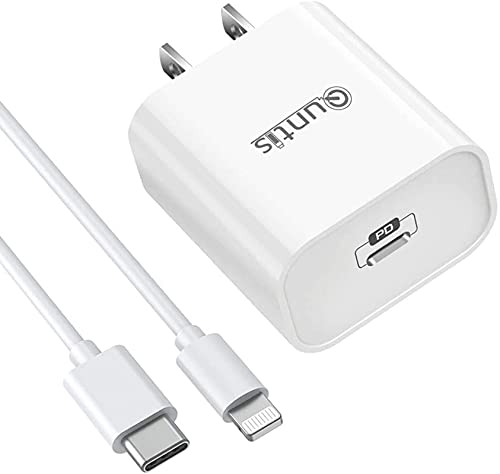 iPhone 13 30W Fast Charger MFi Certified - Quntis 30W ipad Fast Charger Power Adapter with 6FT USB C to Lightning Cable Compatible with iPhone 13 Mini/12 Pro/12 Pro Max/11 Pro/XR/X/8/iPad Pro