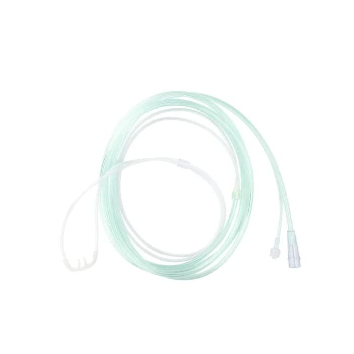 Dynarex 33194 Series EtCO2 Nasal Sampling Cannula, Pediatric, Male Luer, Universal, 7' Tube Length, Pack of 25