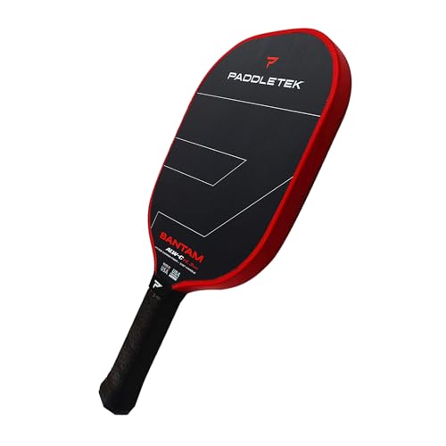 Paddletek Bantam ALW-C 14.3mm Pickleball Paddle - Unidirectional Carbon Fiber Pickleball Paddle with...