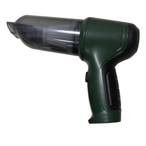 CCZRD Aspiradora De Coche Inalámbrica con Carga USB, Soplador Aire Eléctrico Mano, Doméstica, Seca Y Húmeda, 9000Pa Limpieza Fácil Rápida Diversos Escenarios(Green)