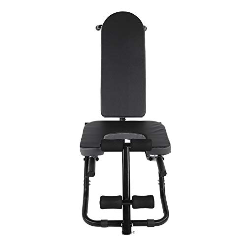 Weight Bench, Heavy Duty Sit Up Bench Flat/Incline/Decline Bench Fitness Yoga Inversion Table Chair Folding Multi-functional Bench Utility Exercise Workout Equipment Load up to 330lbs for Home Gym