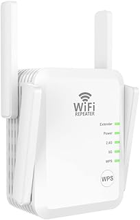 2023 New Upgrade WiFi Extender Signal Booster Up to 8000sq.ft and 45 Devices, WiFi Range Extender, Wireless Internet Repeater, Long Range Amplifier, Access Point, Supports Ethernet Port