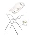 Baby Badewanne XXL 100 cm Funny Farm weiß + Badewannenständer + Ablaufschlauch