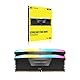 Corsair VENGEANCE RGB DDR5 RAM 32GB (2x16GB) 6000MHz CL36 Intel XMP iCUE Kompatibel Computer Speicher - Schwarz (CMH32GX5M2E6000C36)