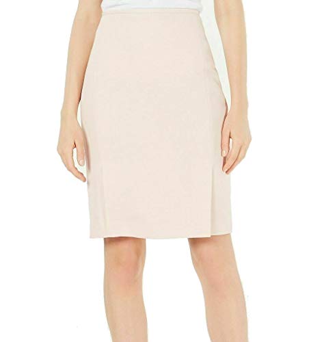 Calvin Klein Womens Petites Textired Business Pencil Skirt Pink 2P