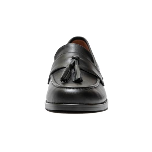 Image of ONEENO Women's Casual Flat Leather Tassel Loafer | Office Shoes
