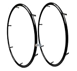 Black Anodize Pushrims for Wheelchairs (Fits 24