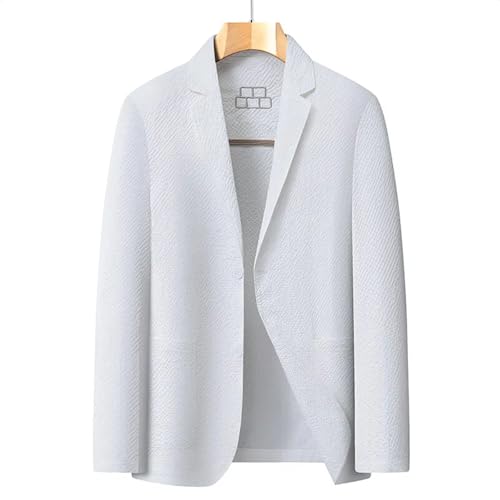 Men Casual Fashionable Breathable Lightweight Clothing The Thin Blazer3