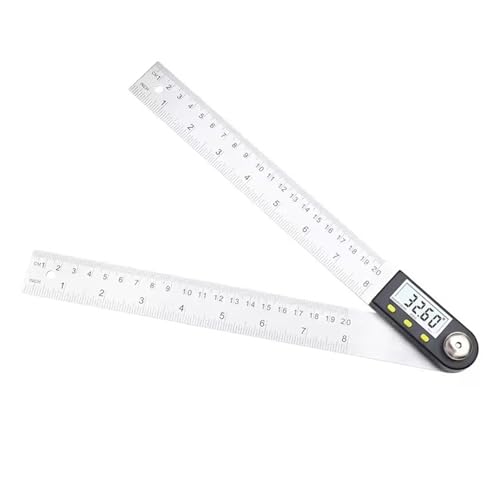 デジタル角度定規分度器測定器 200mm、300mm、500mm(187-101 0-200mm)