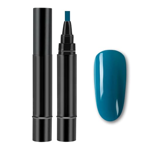 Stylo à Vernis à Ongles,Kit De Ve-rnis à On-gles à Séchage Rapide,Crayon Ve-rnis à Ongle-s Nail Gel Pen Ver-nis Polish On-gles,D'accessoires De Peinture...