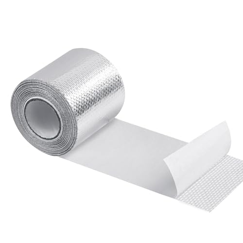 Ruban Isolant Thermique,1 Pièce Ruban de Protection Thermique pour Echappement 10 m x 5 cm, Résistant à la Chaleur, Ruban Thermique, Ruban de Collecteur, pour Voiture, Moto, Collecteur