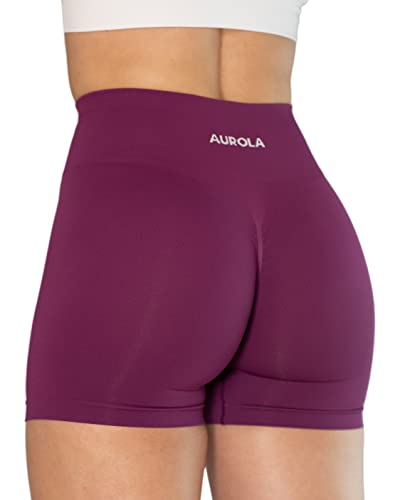 Image of AUROLA Dream Collection Women Workout Shorts High Waist Gym Shorts, Scrunch Butt Seamless Athletic Shorts