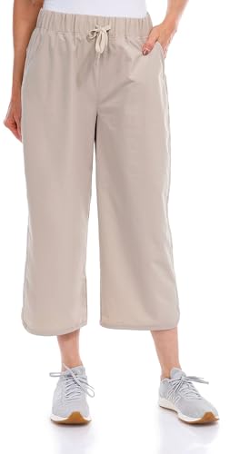 Reel Legends Womens Solid Delphin Capri Pants