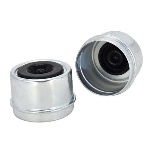 Quueparts 2Pcs Dust Cap Rubber Plug ?HE-QC0006-2 Compatible with Trailer Axle Wheel Hub 2000LB 3000LB 3500LB