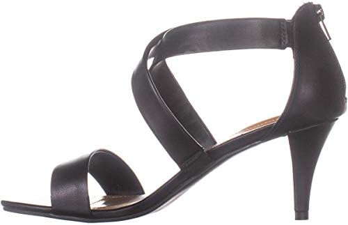 Style & Co. Womens Paysonn Criss-Cross Front Kitten Heels Black 7.5 Medium (B,M) | Image 2