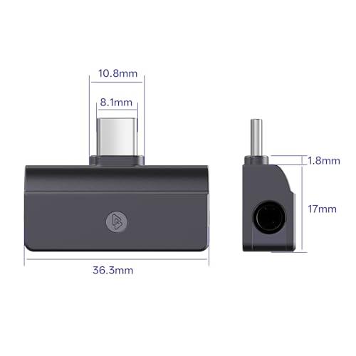 Image of BQEYZ C30 USB‑C Portable DAC Amp, 3.5mm & 4.4mm Dual Output | Hi‑Res 32bit /384kHz Decoder with OPA Amplifier, 10‑Band EQ Tuning, 57mW@32Ω Mini Audio Adapter for Android /windowx