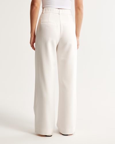 Image of FNOCKS Women's High-Waist Pleated Wide-Leg Trousers