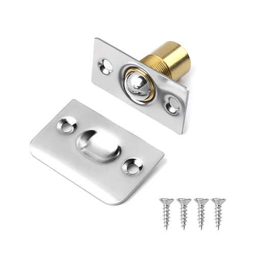 kobeIeen Closet Door Catch Door Catches for Interior Doors Adjustable Bearing Catch Simple Installation